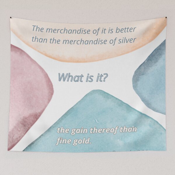 Item preview, Proverbs 3:14 designed and sold by Undonemadenew.