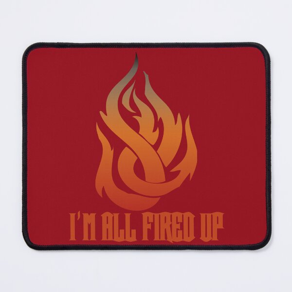 Item preview, Flame I'm All Fired Up Cranberry designed and sold by WakameDragon.