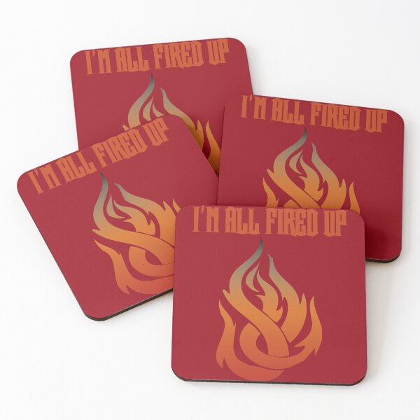Item preview, I'm All Fired Up Flame Cranberry designed and sold by WakameDragon.