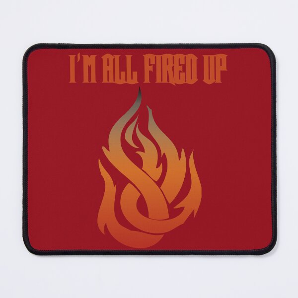 Item preview, I'm All Fired Up Flame Cranberry designed and sold by WakameDragon.