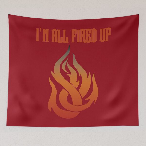 Item preview, I'm All Fired Up Flame Cranberry designed and sold by WakameDragon.