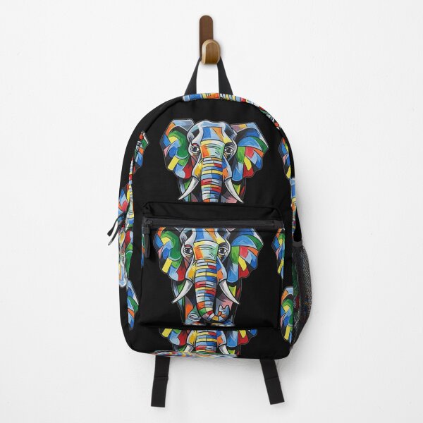 Item preview, Vibrant Geometric Elephant Art designed and sold by ElephantVibes.