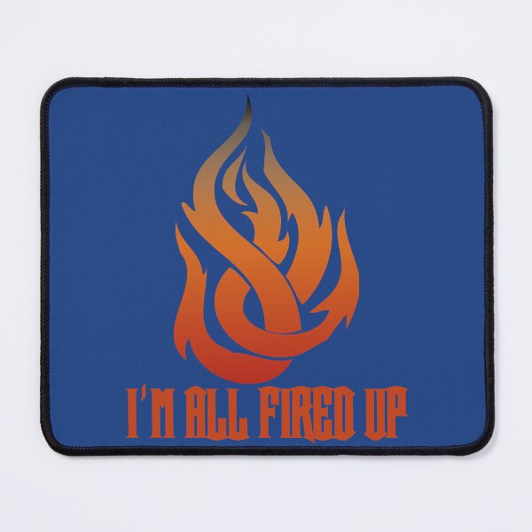 Item preview, Flame I'm All Fired Up Royal Blue designed and sold by WakameDragon.