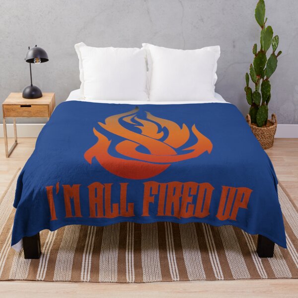 Item preview, Flame I'm All Fired Up Royal Blue designed and sold by WakameDragon.