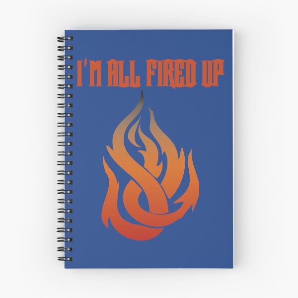Item preview, I'm All Fired Up Flame Royal Blue designed and sold by WakameDragon.