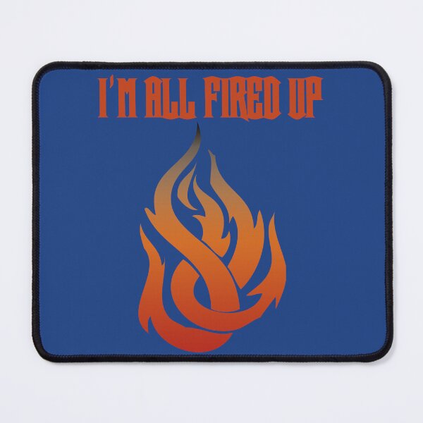 Item preview, I'm All Fired Up Flame Royal Blue designed and sold by WakameDragon.