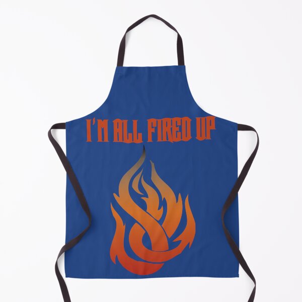 Item preview, I'm All Fired Up Flame Royal Blue designed and sold by WakameDragon.