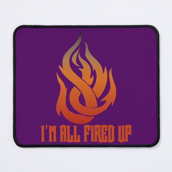 Item preview, Flame I'm All Fired Up Purple designed and sold by WakameDragon.