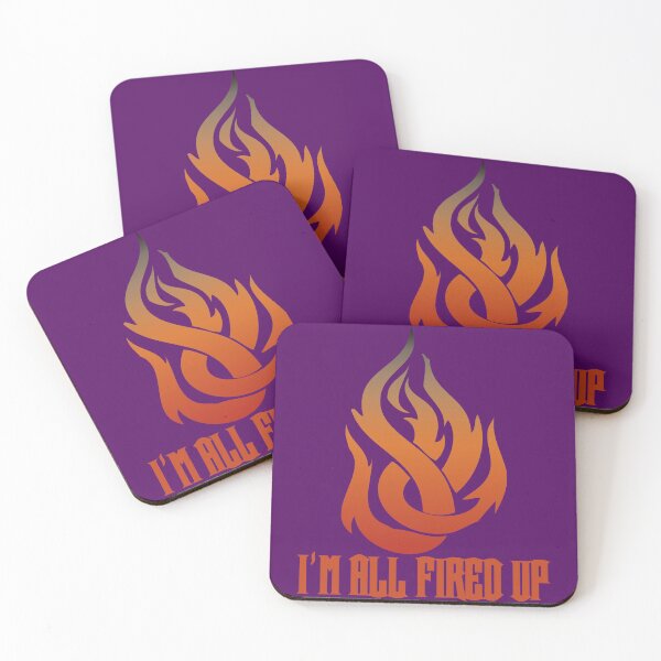 Item preview, Flame I'm All Fired Up Purple designed and sold by WakameDragon.