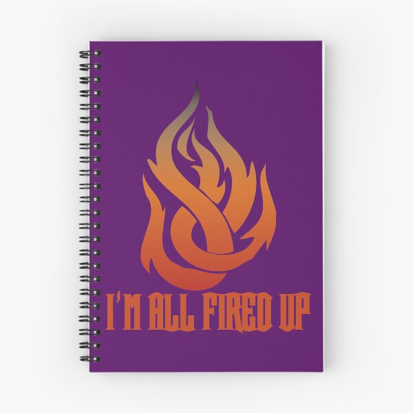 Item preview, Flame I'm All Fired Up Purple designed and sold by WakameDragon.