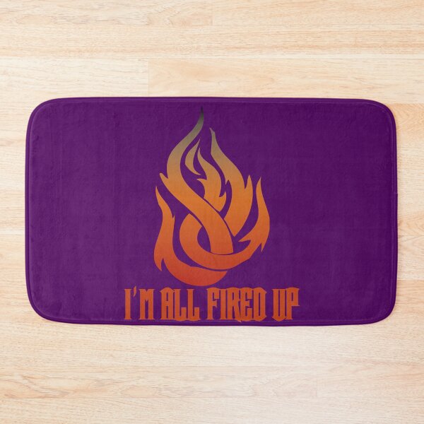 Item preview, Flame I'm All Fired Up Purple designed and sold by WakameDragon.