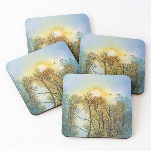 Item preview, Winter Dusk (acrylic on canvas) designed and sold by Painting By Nature.