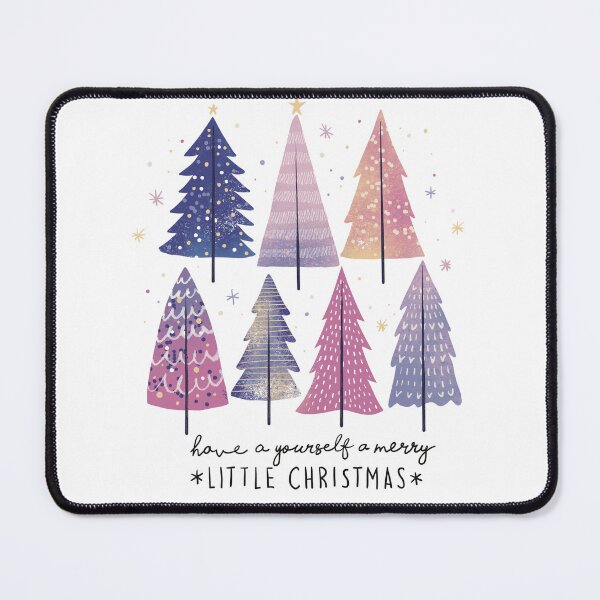 Item preview, Diseño de camiseta con felicitación navideña, árbol de Navidad dibujado, Navidad rosa, decoración, estampado, decoración de taza, Navidad designed and sold by NatalkaP.