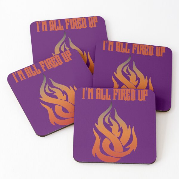 Item preview, I'm All Fired Up Flame Purple designed and sold by WakameDragon.