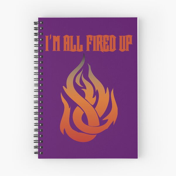 Item preview, I'm All Fired Up Flame Purple designed and sold by WakameDragon.