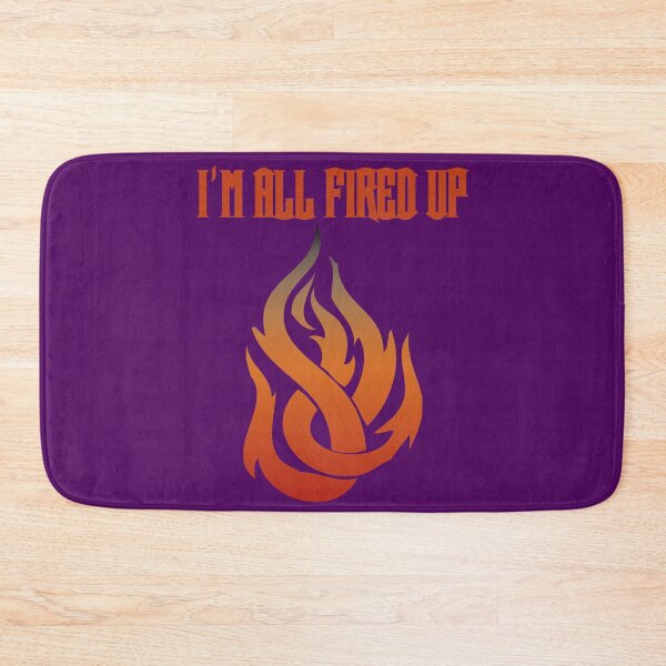 Item preview, I'm All Fired Up Flame Purple designed and sold by WakameDragon.