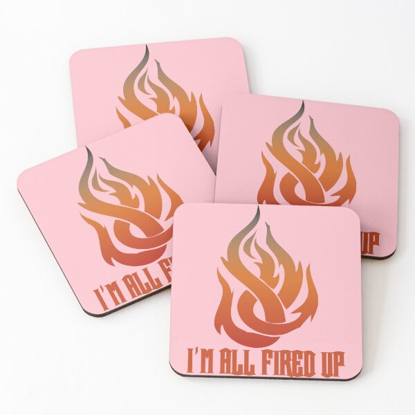 Item preview, Flame I'm All Fired Up Pink designed and sold by WakameDragon.