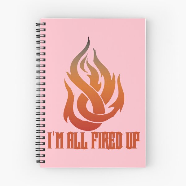 Item preview, Flame I'm All Fired Up Pink designed and sold by WakameDragon.