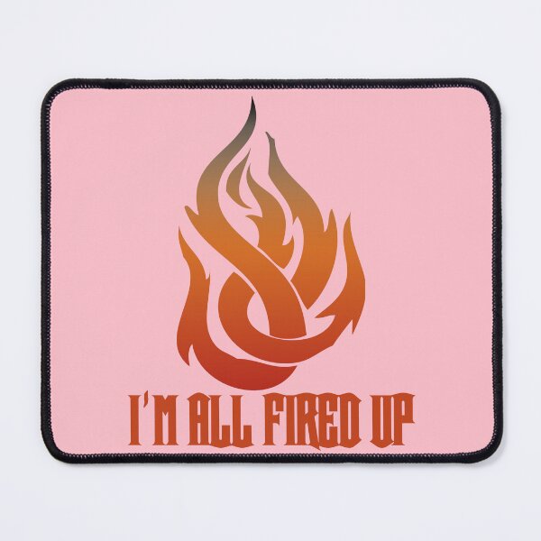 Item preview, Flame I'm All Fired Up Pink designed and sold by WakameDragon.