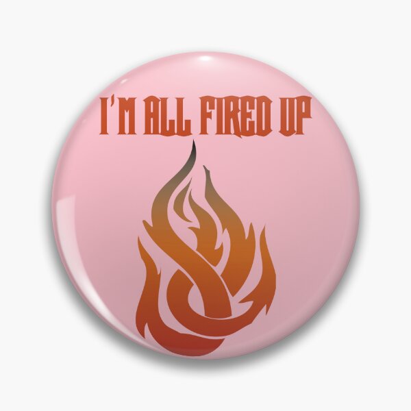 Item preview, I'm All Fired Up Flame Pink designed and sold by WakameDragon.