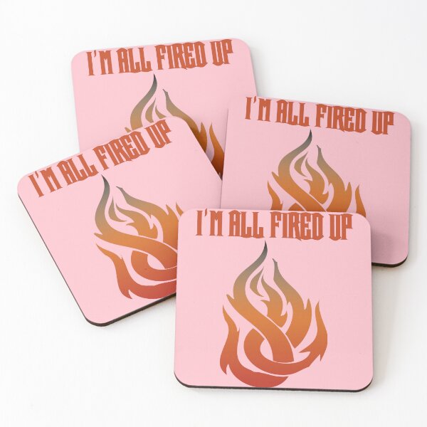 Item preview, I'm All Fired Up Flame Pink designed and sold by WakameDragon.