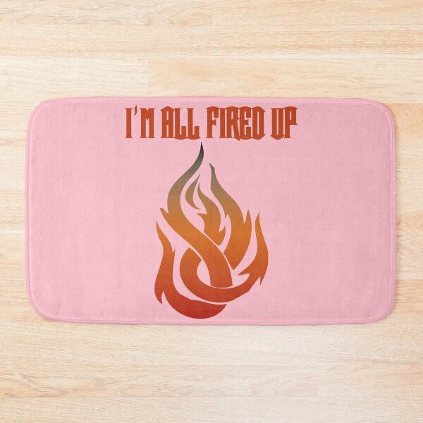 Item preview, I'm All Fired Up Flame Pink designed and sold by WakameDragon.