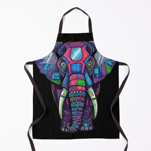 Item preview, Neon Circuit Elephant designed and sold by ElephantVibes.