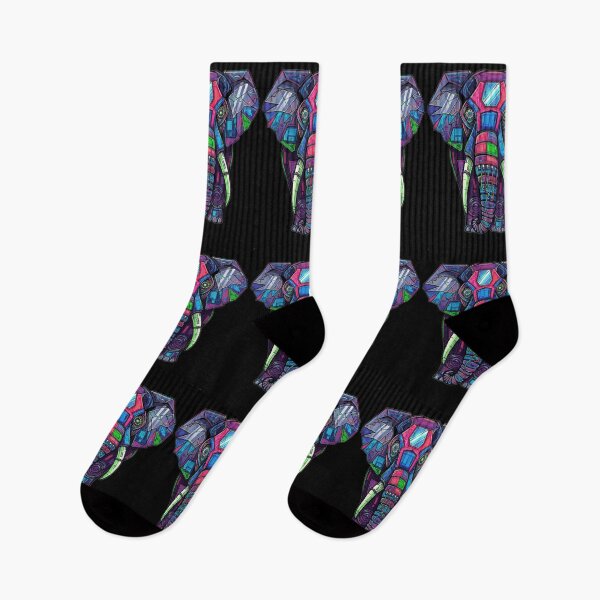 Item preview, Neon Circuit Elephant designed and sold by ElephantVibes.