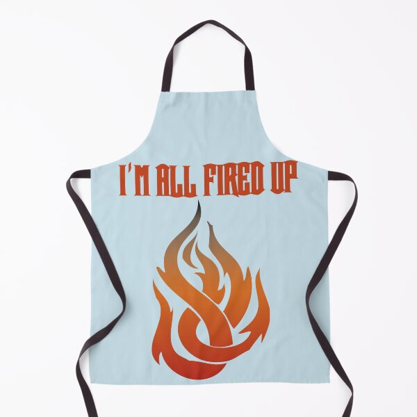 Item preview, I'm All Fired Up Flame Baby Blue designed and sold by WakameDragon.