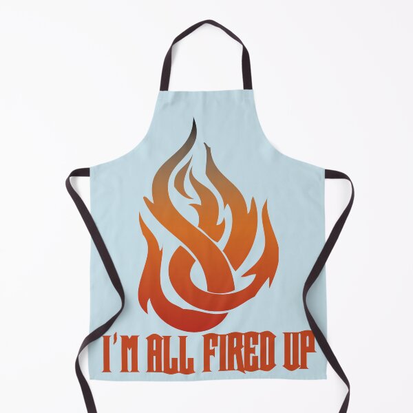 Item preview, Flame I'm All Fired Up Baby Blue designed and sold by WakameDragon.