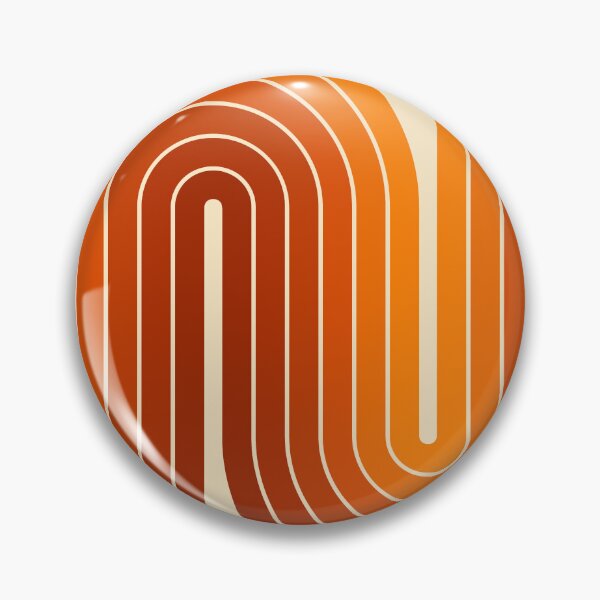 Item preview, Retro Geometric Orange Gradient Design 622 designed and sold by tonymagnerart.