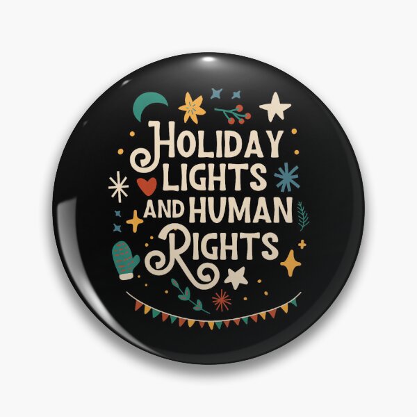 Item preview, Retro Holiday Lights And Human Rights Supporters Christmas  designed and sold by stanton88.