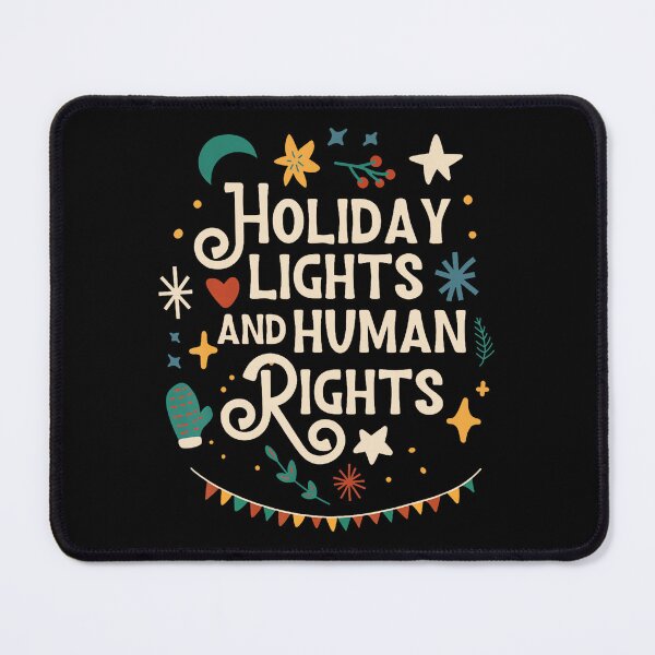 Item preview, Retro Holiday Lights And Human Rights Supporters Christmas  designed and sold by stanton88.