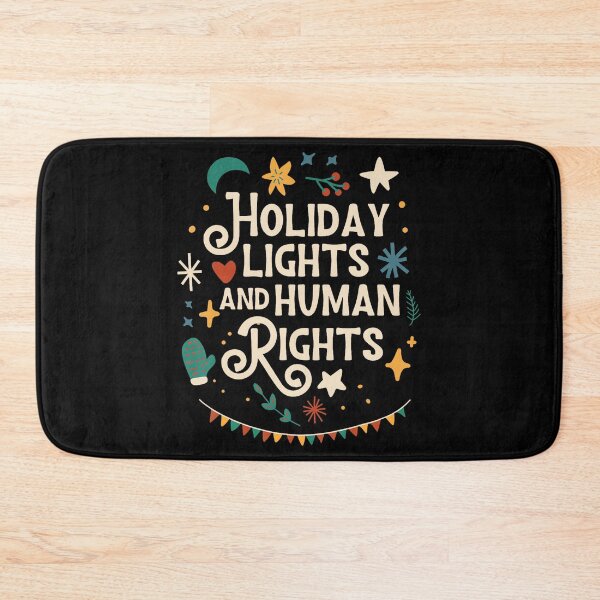 Item preview, Retro Holiday Lights And Human Rights Supporters Christmas  designed and sold by stanton88.