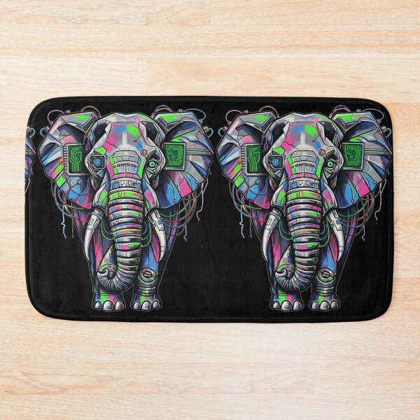 Item preview, Neon Tech Pachyderm designed and sold by ElephantVibes.