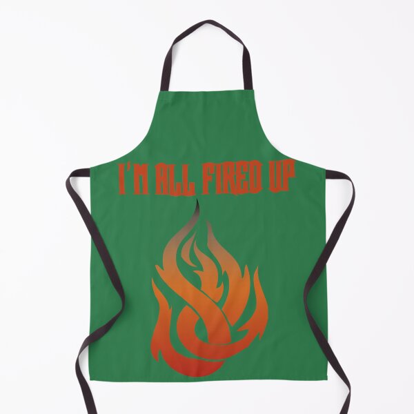 Item preview, I'm All Fired Up Flame Kelly Green designed and sold by WakameDragon.