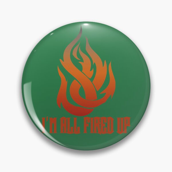Item preview, Flame I'm All Fired Up Kelly Green designed and sold by WakameDragon.