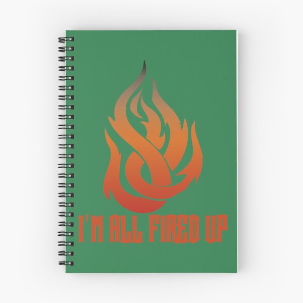 Item preview, Flame I'm All Fired Up Kelly Green designed and sold by WakameDragon.