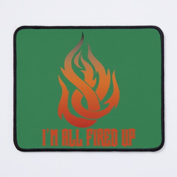 Item preview, Flame I'm All Fired Up Kelly Green designed and sold by WakameDragon.