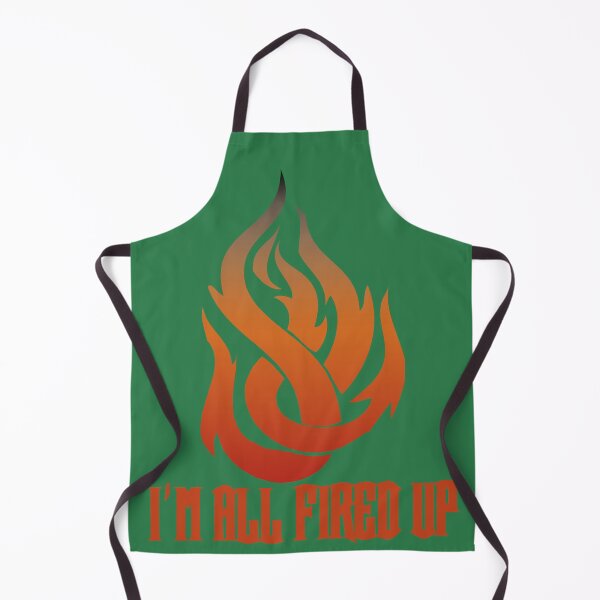 Item preview, Flame I'm All Fired Up Kelly Green designed and sold by WakameDragon.
