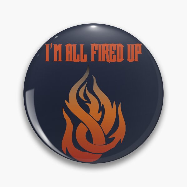 Item preview, I'm All Fired Up Flame Navy designed and sold by WakameDragon.