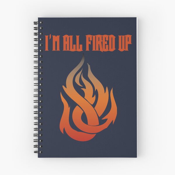 Item preview, I'm All Fired Up Flame Navy designed and sold by WakameDragon.