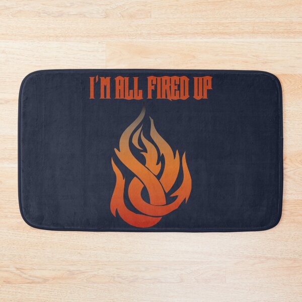Item preview, I'm All Fired Up Flame Navy designed and sold by WakameDragon.