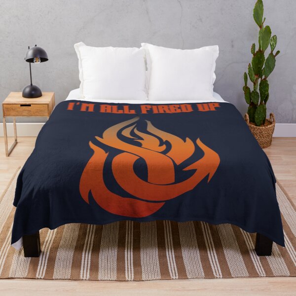 Item preview, I'm All Fired Up Flame Navy designed and sold by WakameDragon.