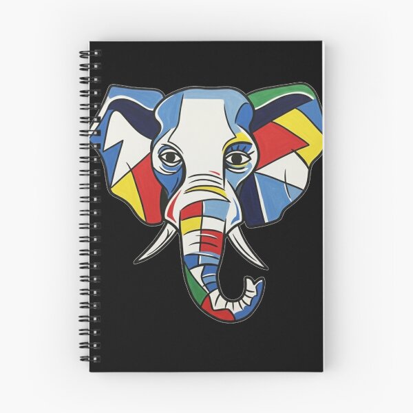 Item preview, Vibrant Geometric Elephant Art designed and sold by ElephantVibes.