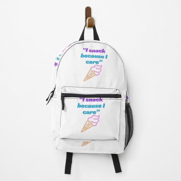 Item preview, I Snack Because I Care –cute Quote designed and sold by SloganSauce.