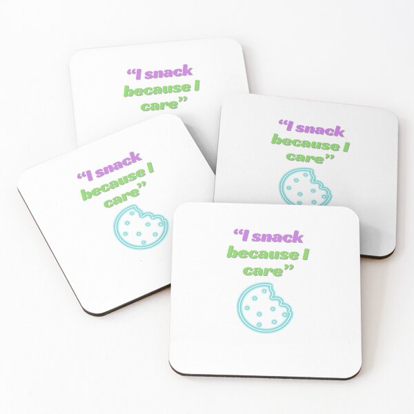 Item preview, I Snack Because I Care – funny Quote designed and sold by SloganSauce.