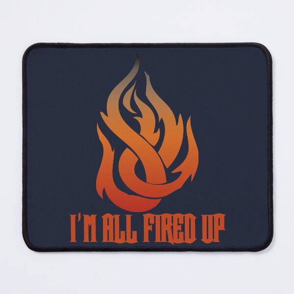 Item preview, Flame I'm All Fired Up Navy designed and sold by WakameDragon.