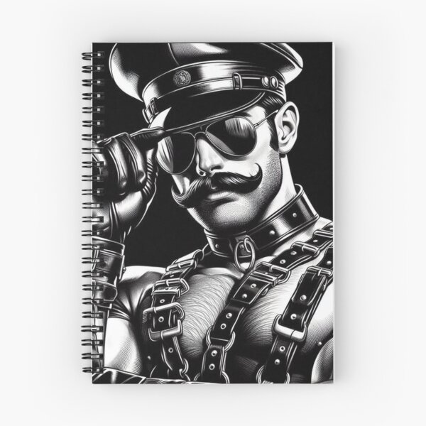 Item preview, Gay Leather Daddy In Control Tom of Finland Tribute Berlin German Pride Graphic Design designed and sold by ItsAKinkThing.