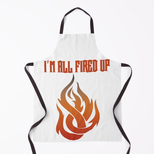 Item preview, I'm All Fired Up Flame White designed and sold by WakameDragon.